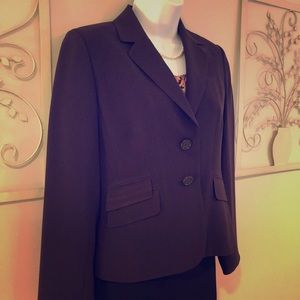 Ann Taylor Brown Classic Suit Blazer